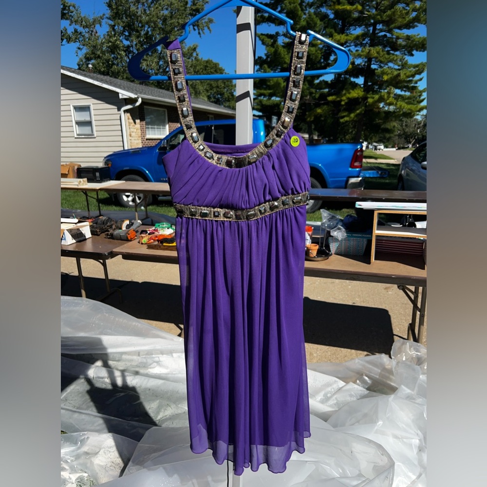 Purple Homecoming Dress